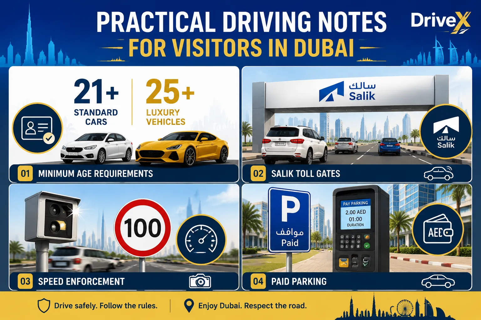 Practical Driving Notes for Visitors in Dubai