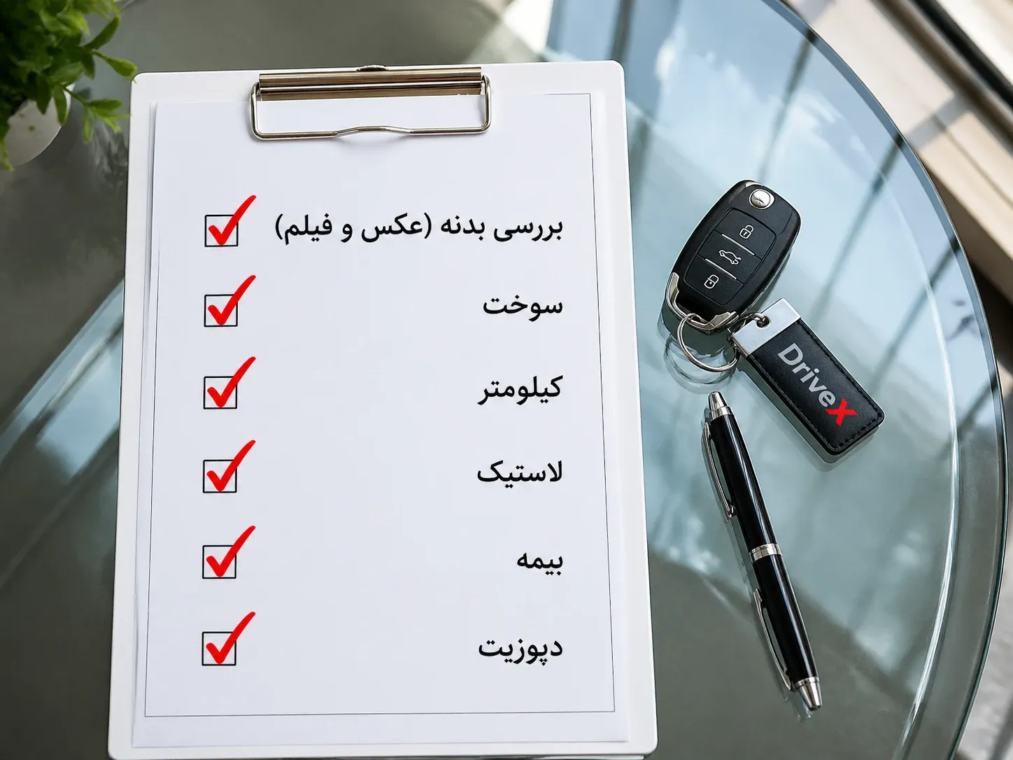چک لیست خودرو
