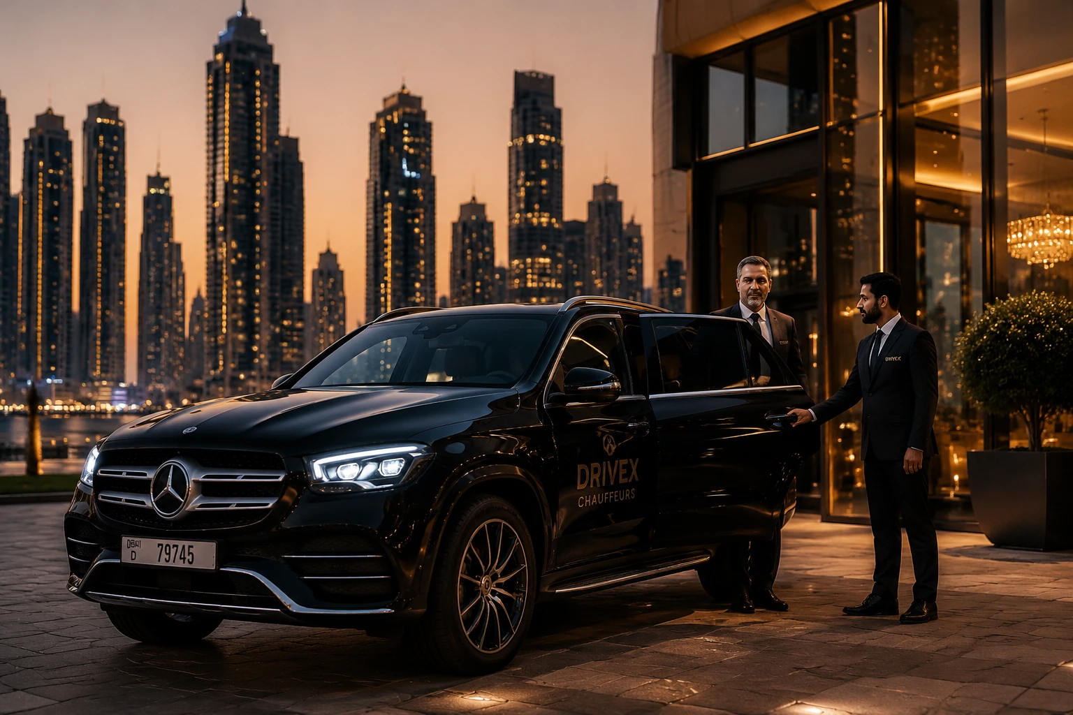 car rental with driver in dubai