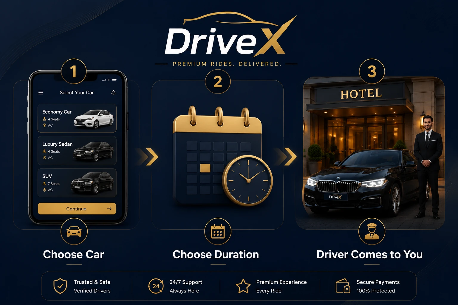 car rental with driver in dubai