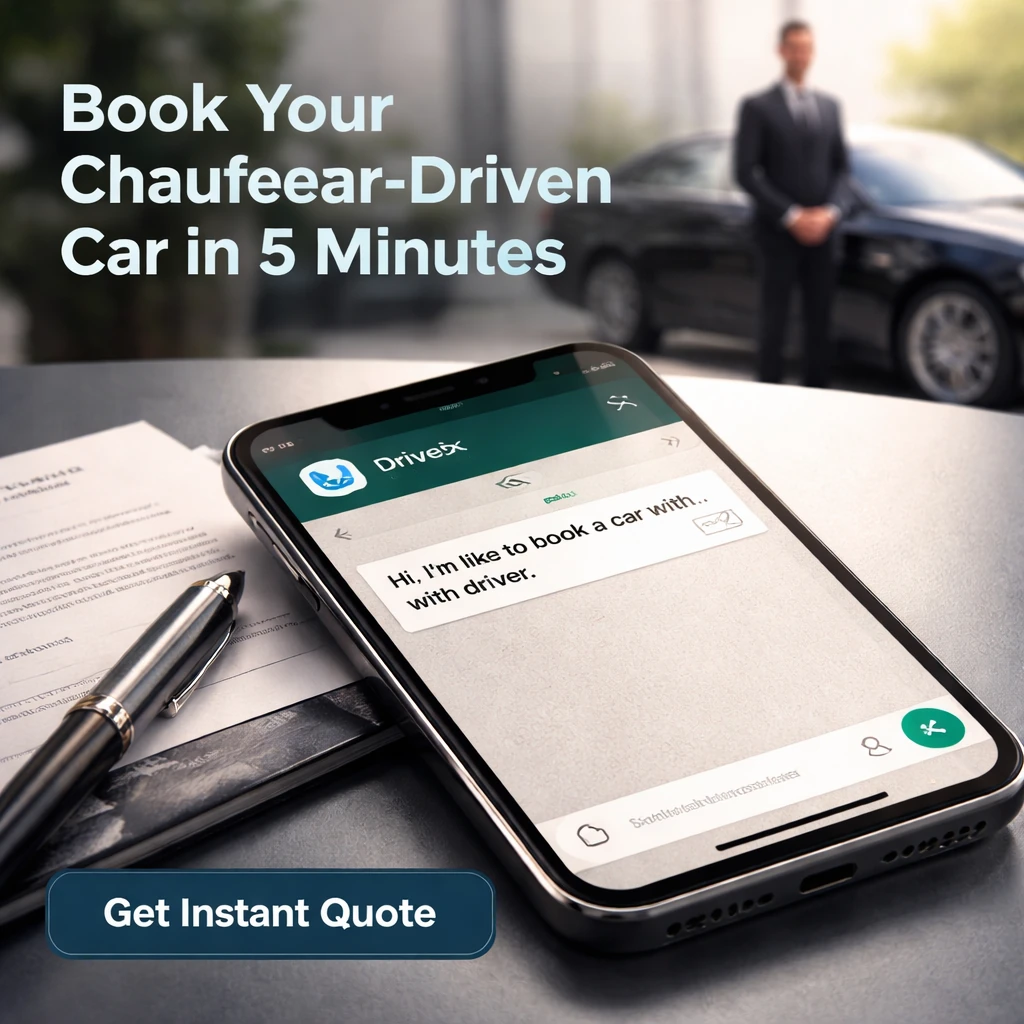 car rental with driver in dubai
