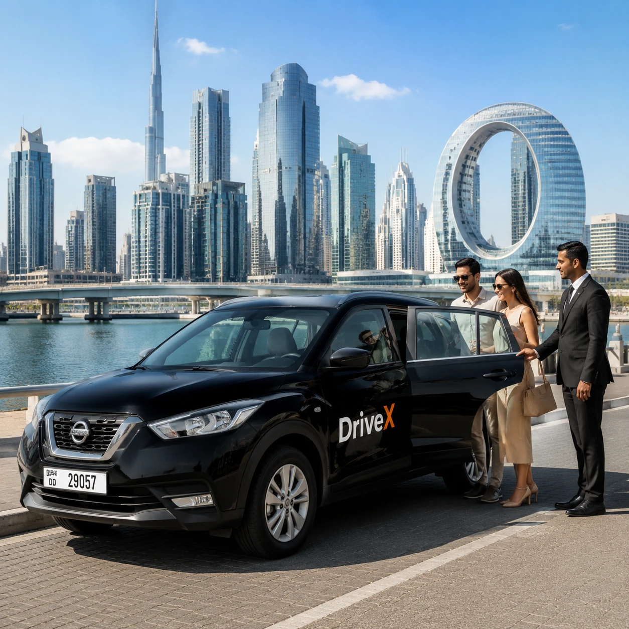 car rental with driver in dubai