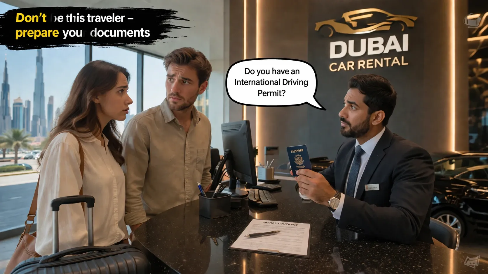 Car Rental Documents in Dubai