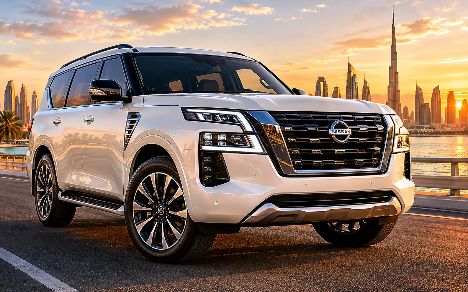 Nissan Patrol 7 seater SUV rental in Dubai