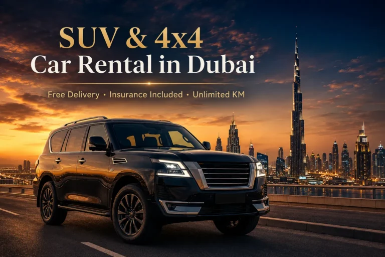 SUV & 4x4 Car Rental in Dubai