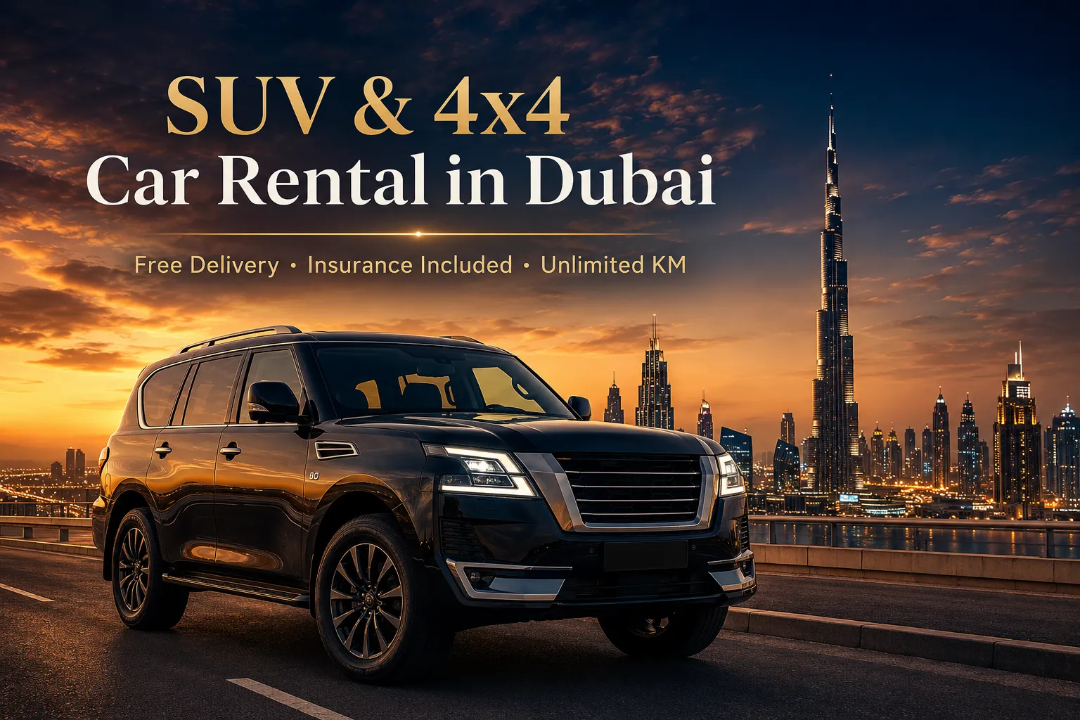 SUV & 4x4 Car Rental in Dubai