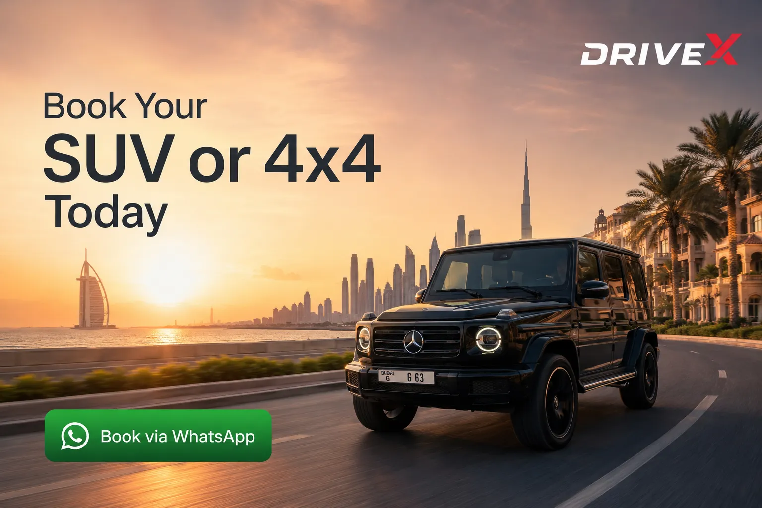 SUV 4x4 Car Rental in Dubai