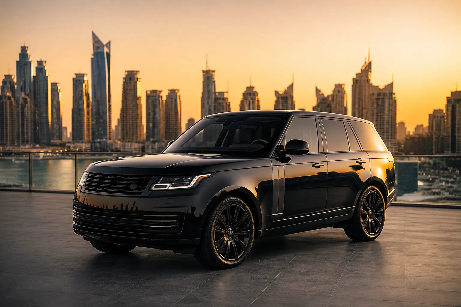 Range Rover Vogue rental in Dubai by DriveX