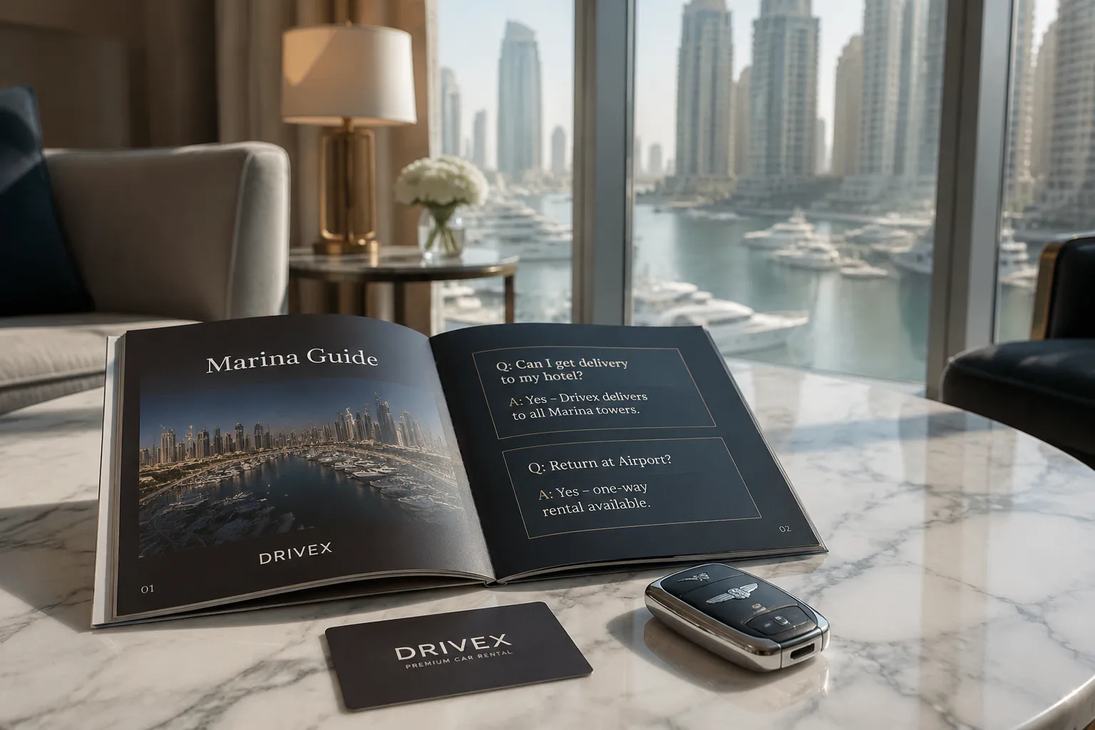 Car Rental in Dubai Marina