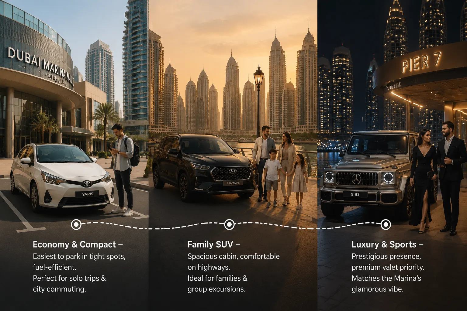 Car Rental in Dubai Marina