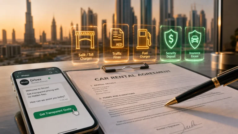 Hidden Costs of Renting a Car in Dubai
