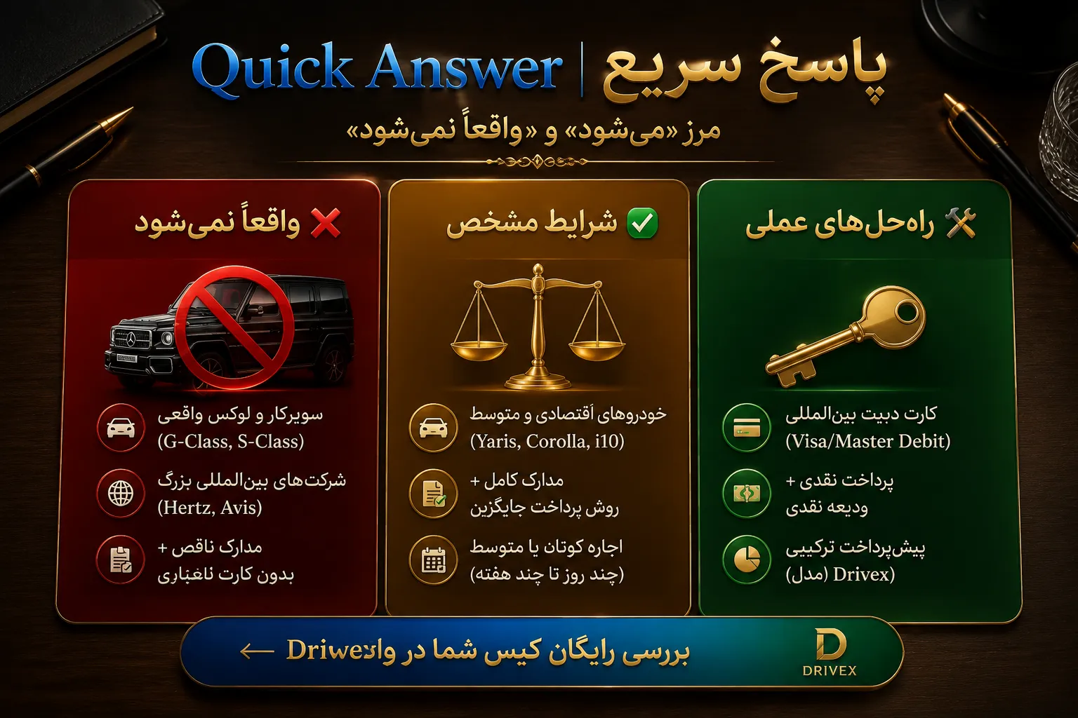 اجاره ماشین در دبی بدون کارت اعتباری 