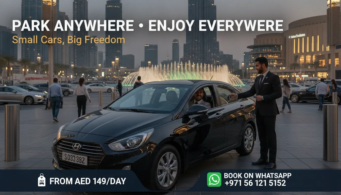 Economy car rental in Dubai — urban convenience